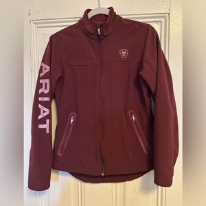 Ariat Women's Maroon soft shell warm Jacket size M